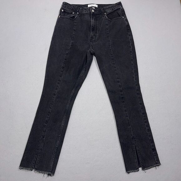 Abercrombie &‎ Fitch Curve Love The Skinny High Rise Black Jeans 30 / 10S - Picture 1 of 11